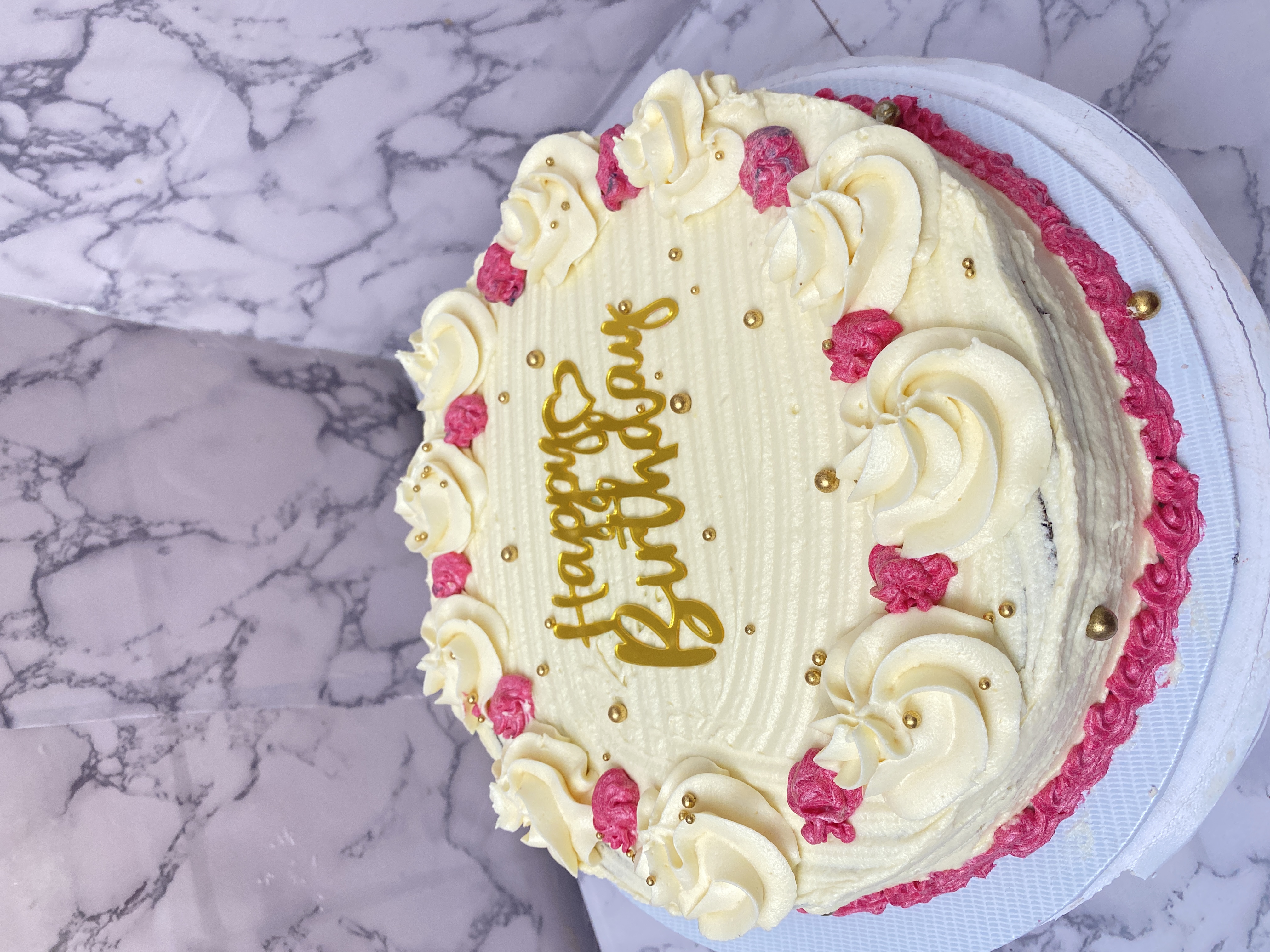 Vanilla Cake Single Layer 2