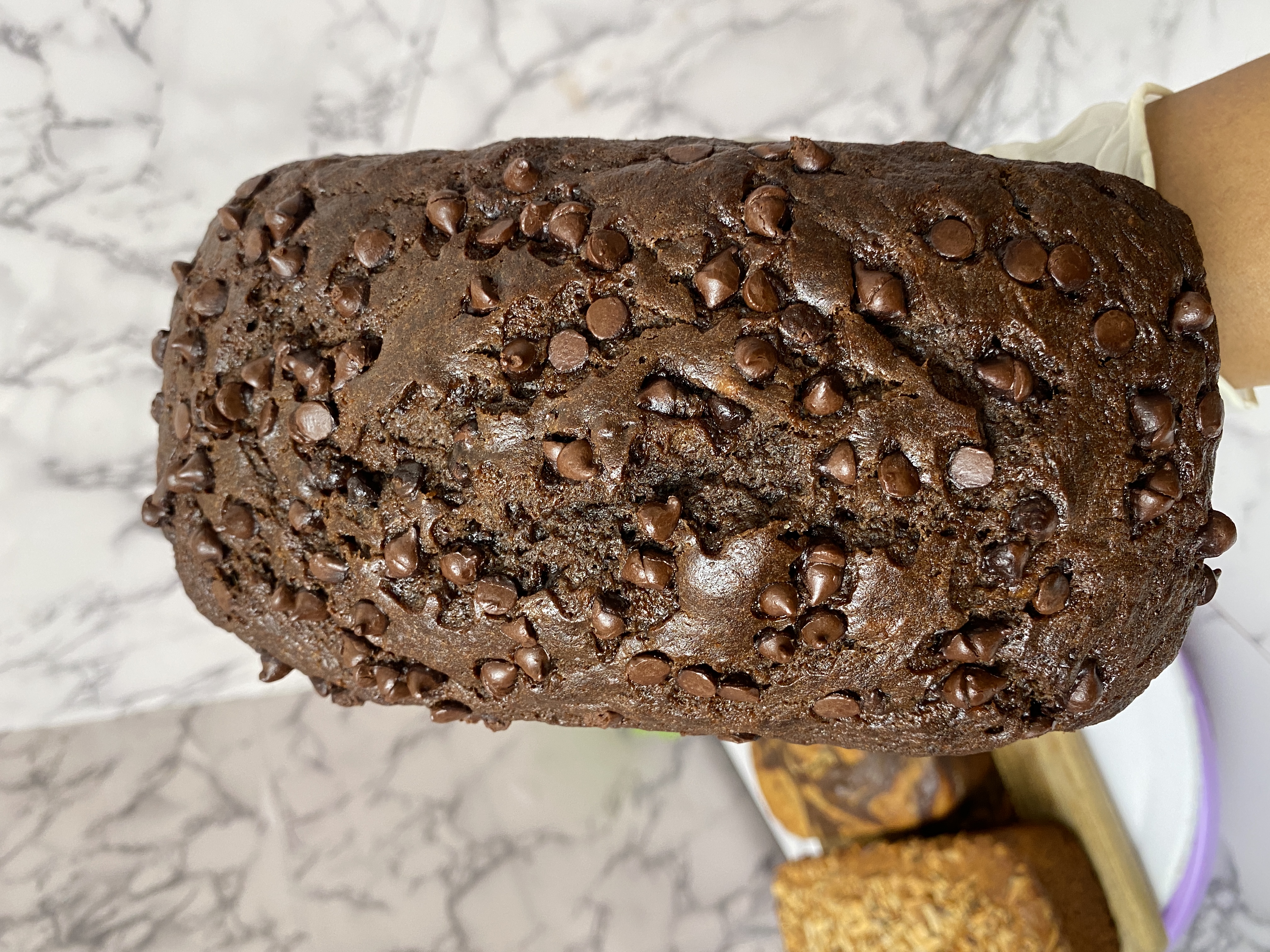 Double Chocolate Banana Bread 2